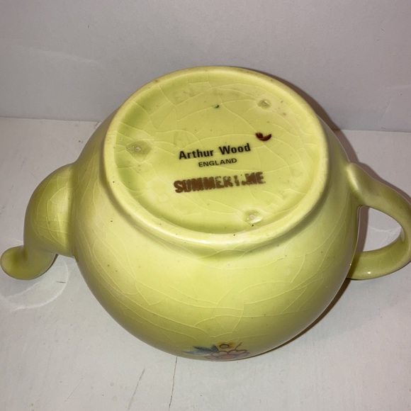 Arthur Wood Mid Century Flower Summertime Teapot - Picture 5 of 6